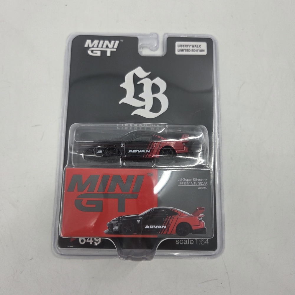 LBWK Packaging - Nissan Silvia LB-Super Silhouette Works Advan - Mini GT 00649